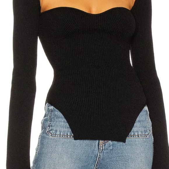 Khaite Maddy Long Buister Top- size XS. - Picture 2 of 4